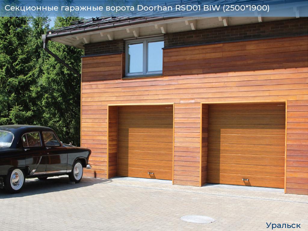 Секционные гаражные ворота Doorhan RSD01 BIW (2500*1900), uralsk.doorhan.ru
